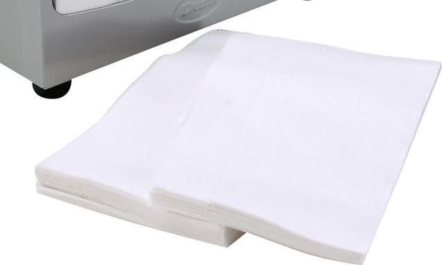 Servett disp Duni 33x32cm vit 750/fp