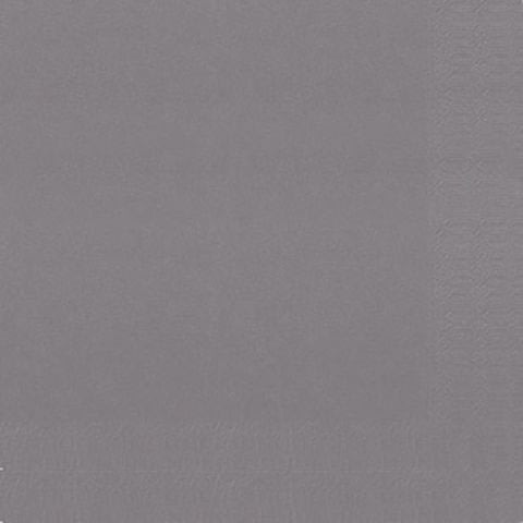 Servett 3-lags 24x24cm granitgrå 250/fp