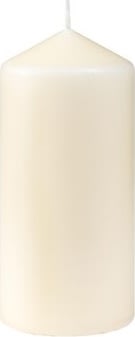 Blockljus DUNI 130x60mm vanilj 6/fp