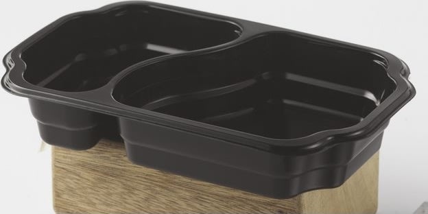 DUNIform 2-fack takeaway PP svart 246/fp