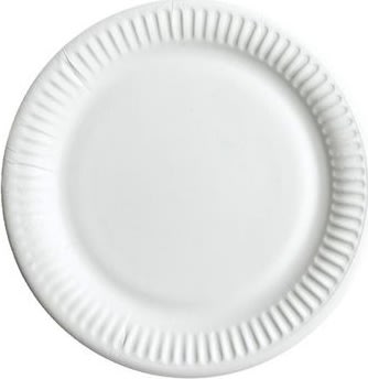 Tallrik papper 23cm Svanen 50/fp