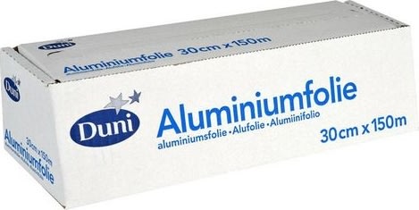 Aluminiumfolie DUNI box 30cmx150m