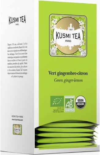 Te KUSMI Eko Green ginger-lemon 25/fp