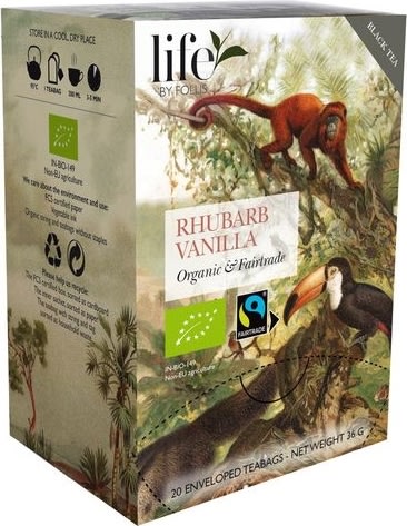 Te LIFE BY FOLLIS Rabarber vanilj 20/fp