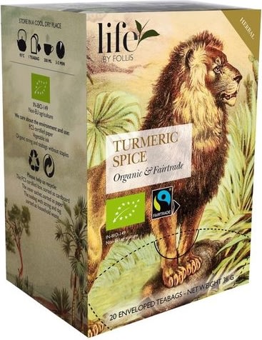 Te LIFE BY FOLLIS Gurkmeja kryddor 20/fp