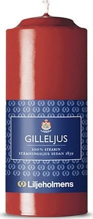Gilleljus LILJEHOLMENS 12cm röd