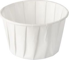 Dressingbägare 90ml vit 100/fp