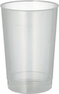 Plastglas återanvändbara 20cl 40/fp