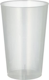 Plastglas återanvändbara 30cl 25/fp