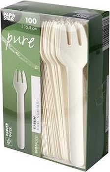 Bestick Gaffel PURE Papper 15,5cm 100/fp