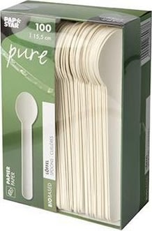 Bestick Sked PURE Papper 15,5cm 100/fp