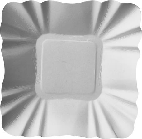 Demoskål PURE FSC 9x9x3cm vit 250/fp