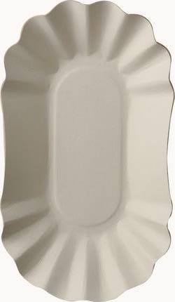 Tallrik PURE 105x200x35mm vit 250/fp