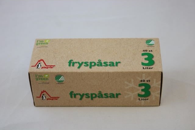 Fryspåse PINGVIN ECO LDPE 3L 22 my 40/fp