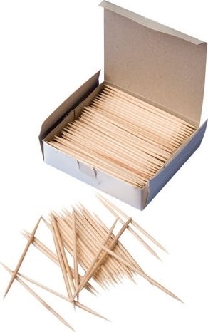 Tandpetare trä rund 300/fp