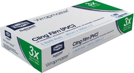 Plastfolie TOPPITS PVC 45cmx300m 3/fp