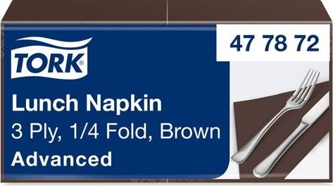 Servett TORK Lunch 3-lags brun 150/fp