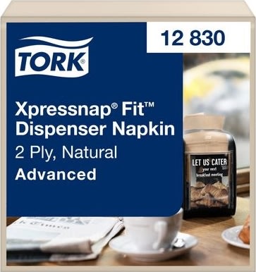 Servett TORK Xpressnap N14 natur 720/fp
