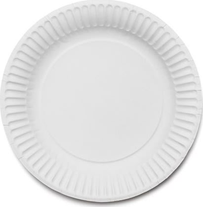 Tallrik vit 18cm 50/fp