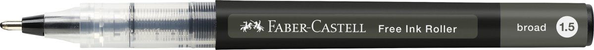 Faber-Castell Free Ink Rollerballpenna, B, Svart