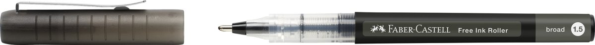 Faber-Castell Free Ink Rollerballpenna, B, Svart