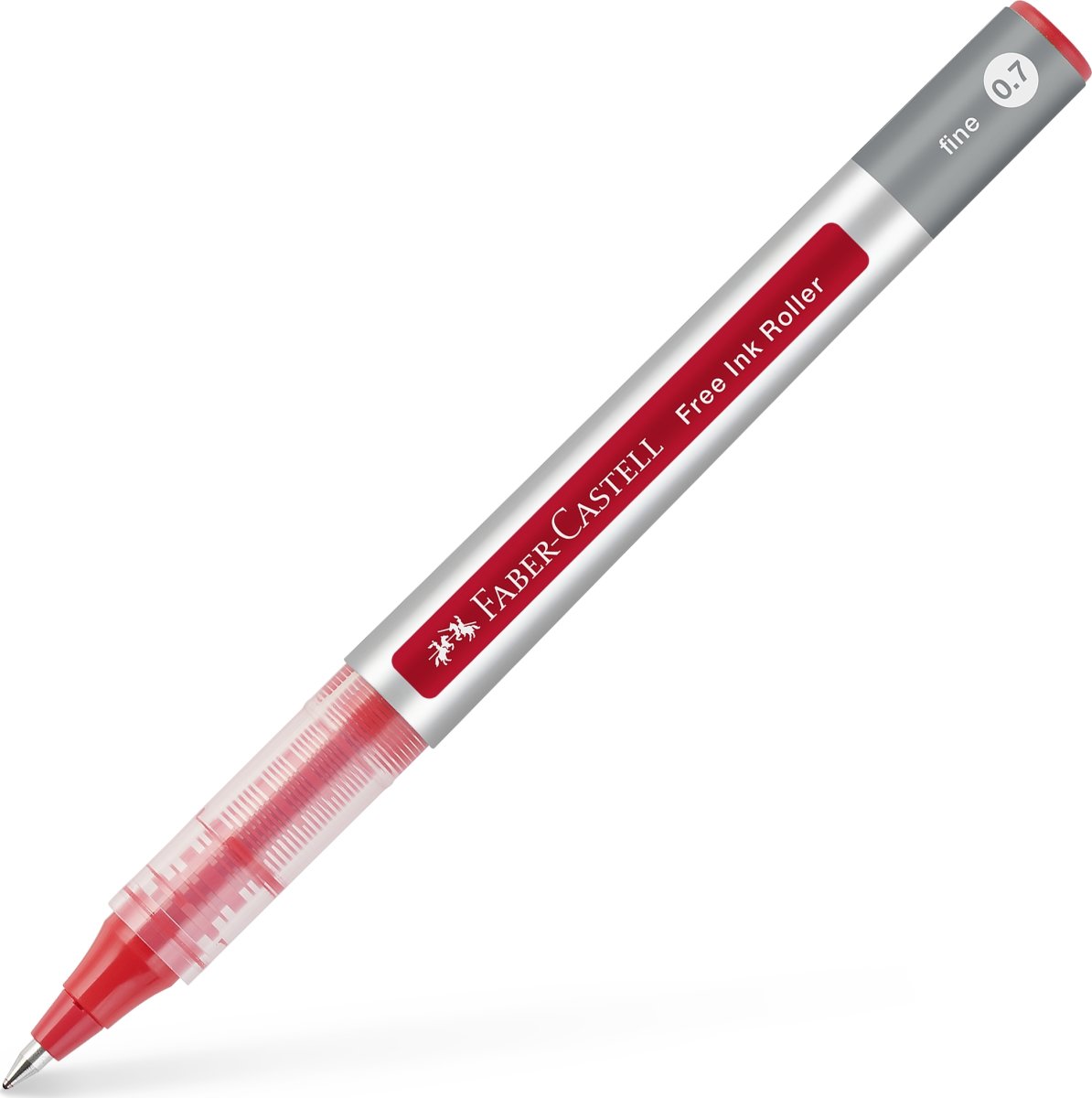 Faber-Castell Free Ink Rollerballpenna, EF, Röd