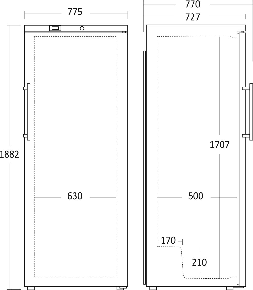 Scancool Kylskåp - GUR590WB