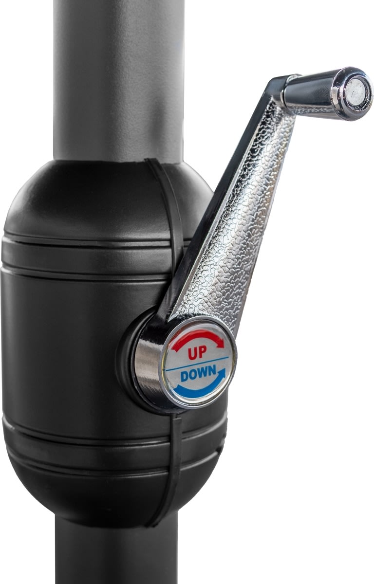 Dubbel parasoll|450x264cm|inkl. fot+överdrag|beige