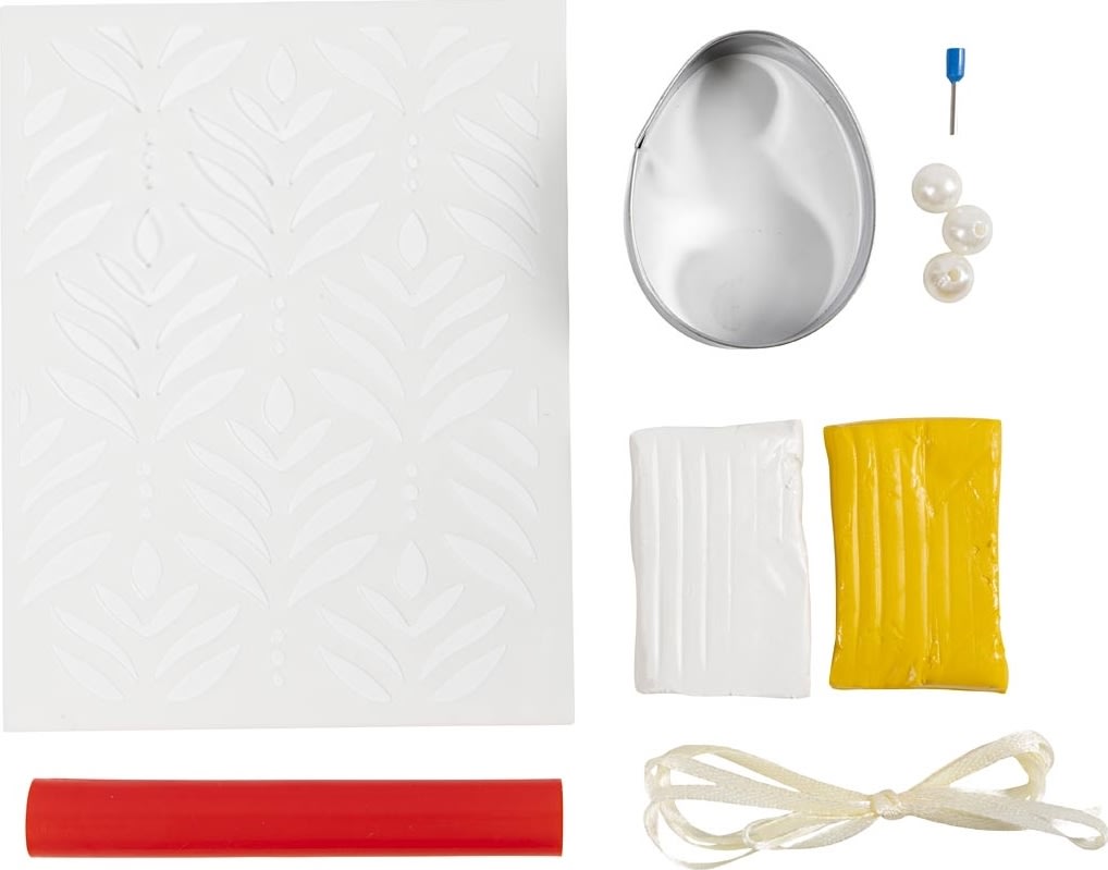 Mini DIY Kit Modellering | Ägg | Gul & pastell