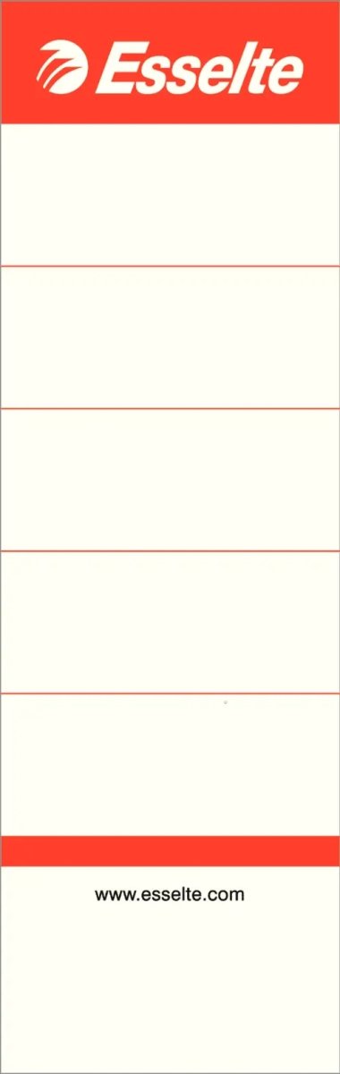 Esselte Ryggetikett | Bred | Lång | 100 st.