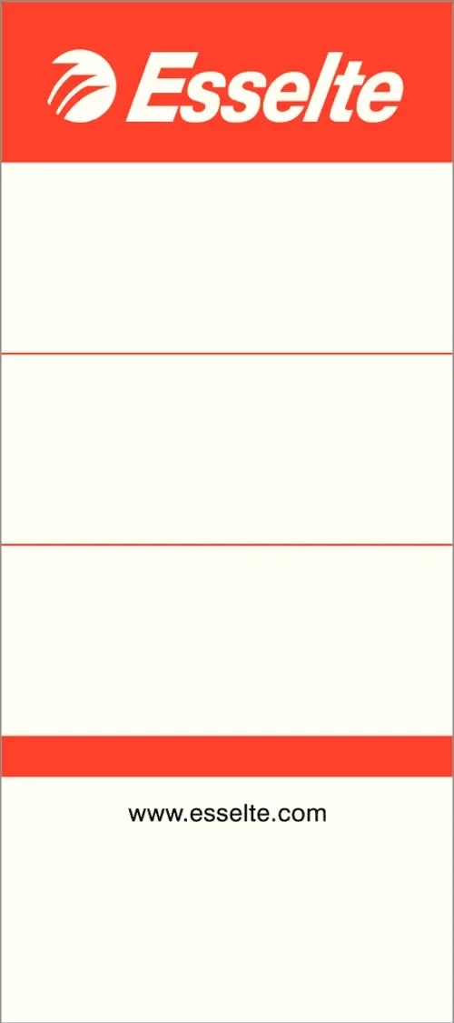 Esselte Rygetikett | Bred | Kort | 100 st.