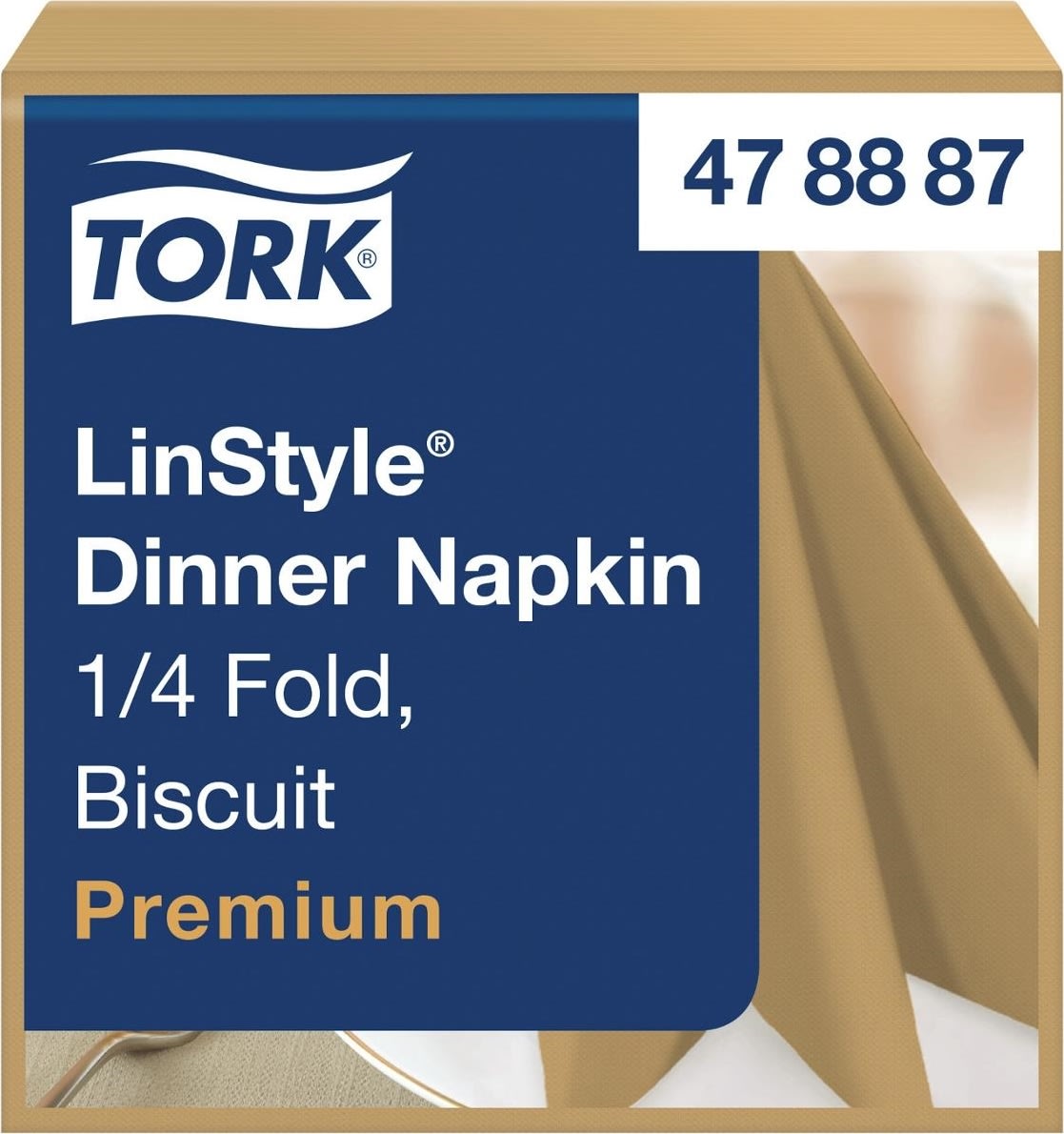 Servett TORK LinStyle beige39x39cm 50/fp