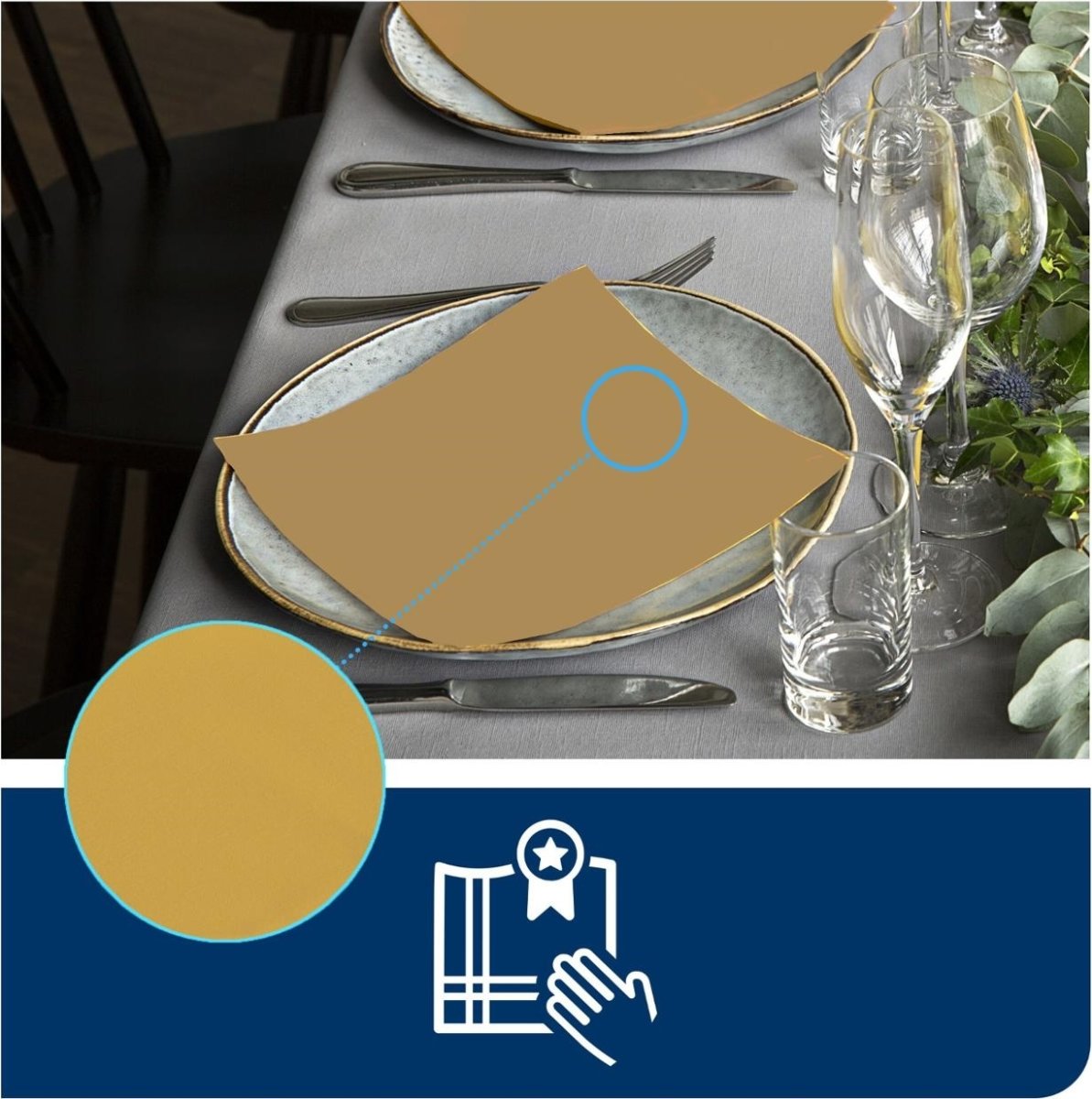 Servett TORK LinStyle beige39x39cm 50/fp