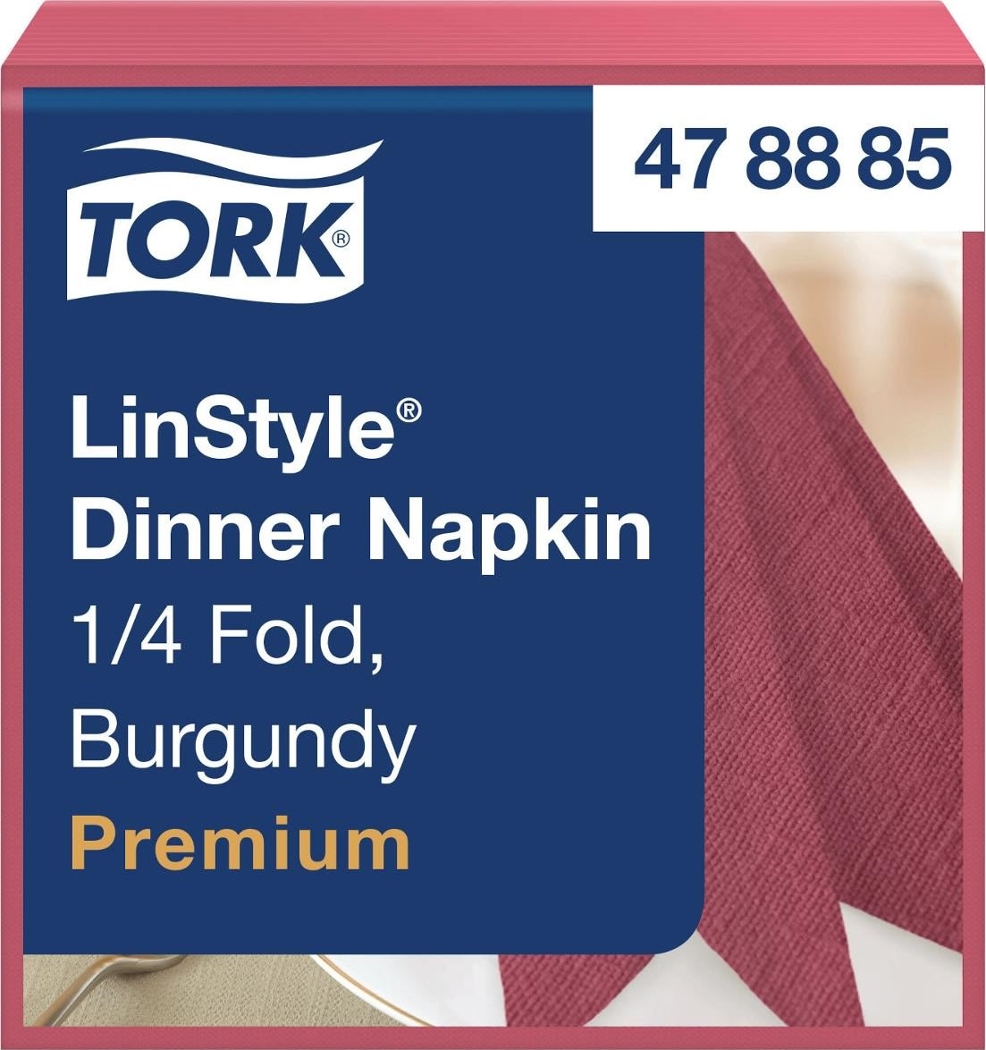 Servett TORK LinStyle vröd 39x39cm 50/fp