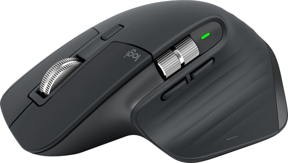 Logitech MX Master 3S Business trådlös mus, grå