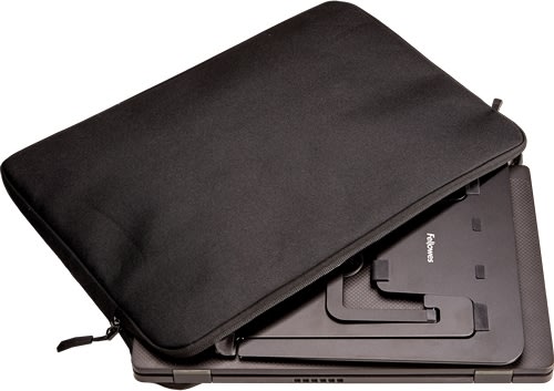 Fellowes Alumia Laptopstativ portabel, svart