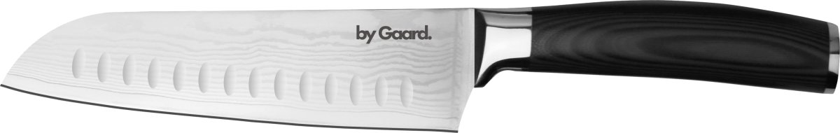 by Gaard Damascus Santoku Kniv 7"