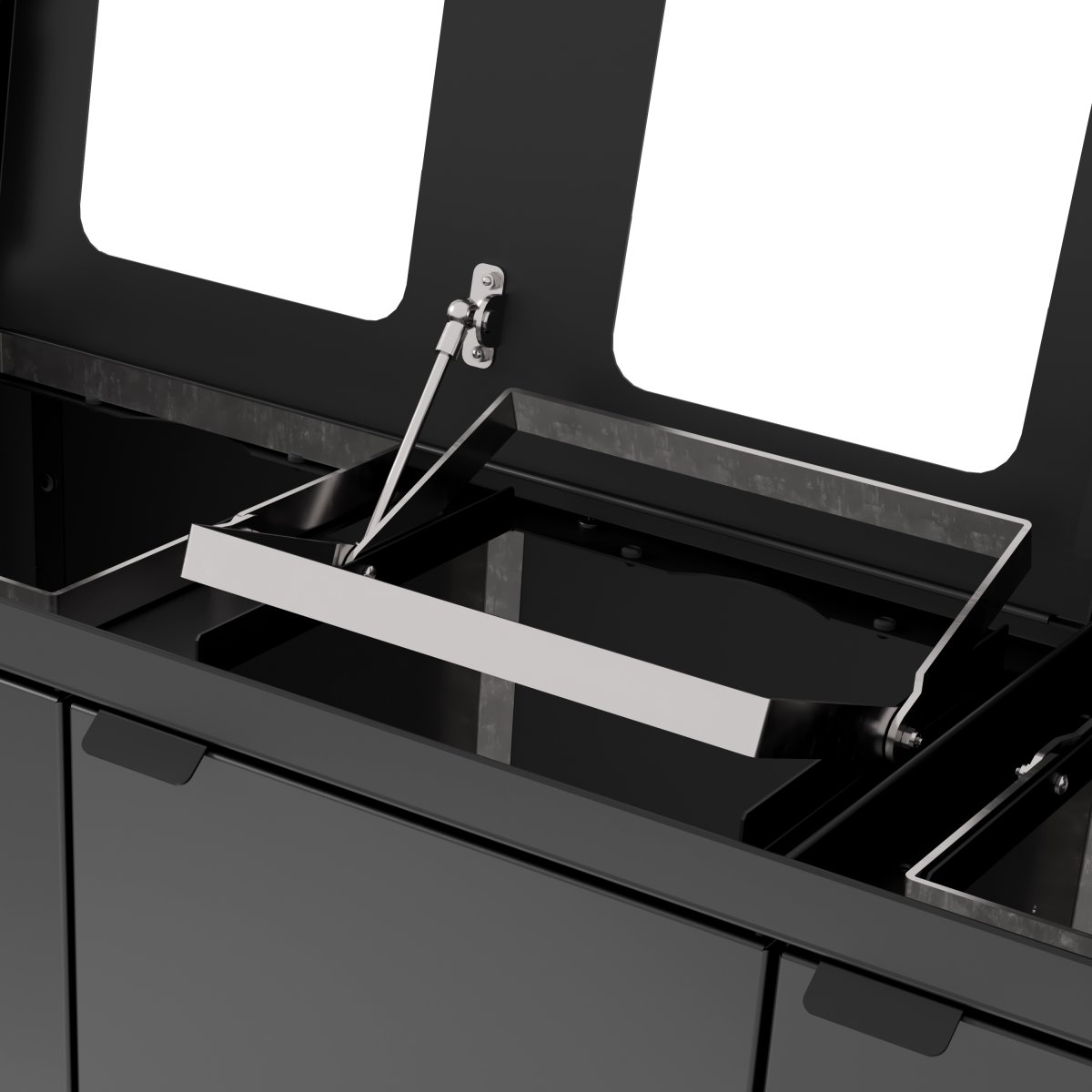 Bica 891 Avfallsstation, 4x60 L, Antracit