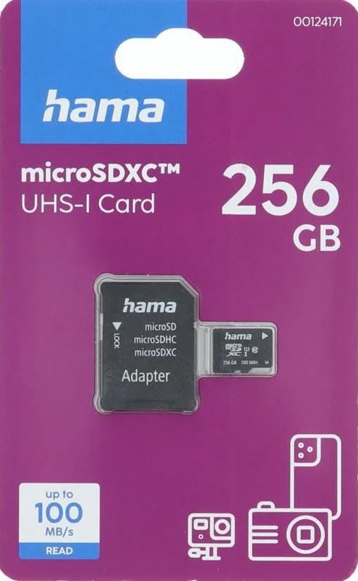 HAMA Minneskort - Micro SDHC 256GB Class 10