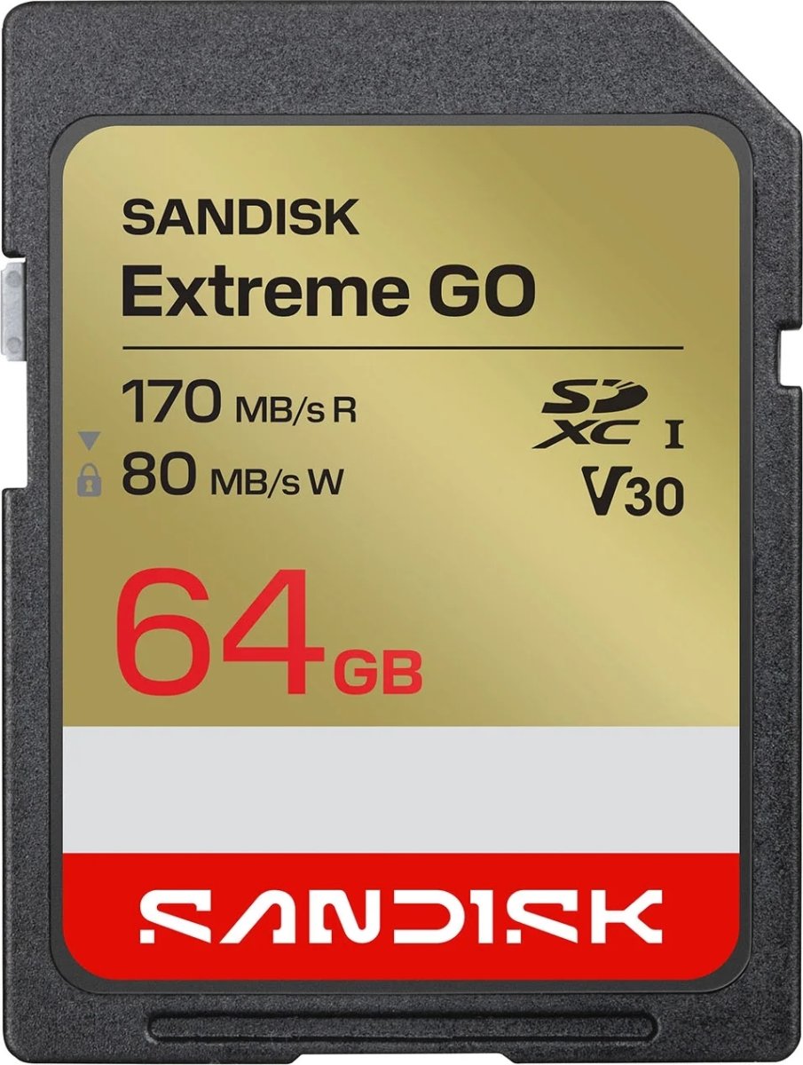 SANDISK Minneskort - SD Extreme GO 64GB