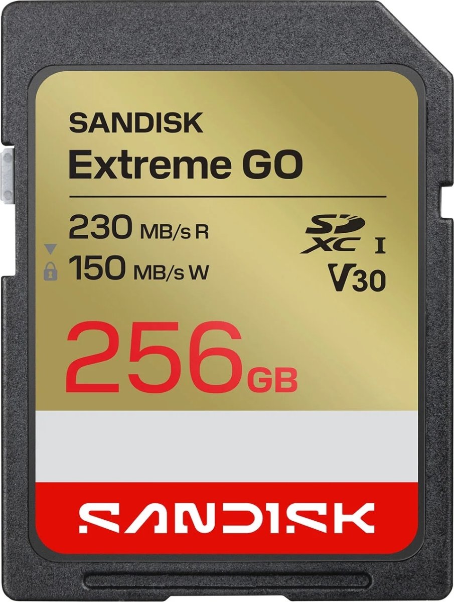 SANDISK Minneskort - SD Extreme GO 256GB