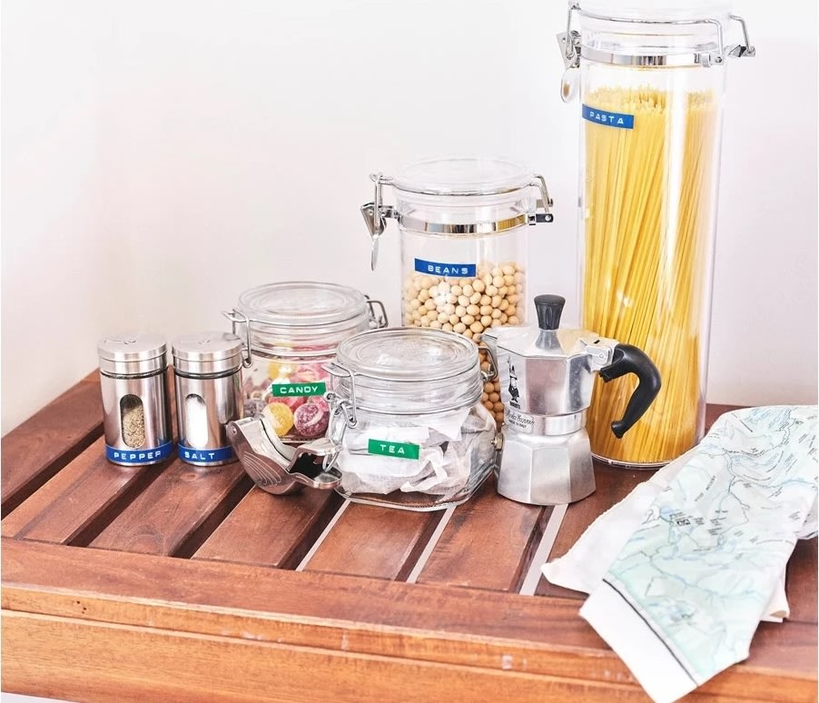 Dymo 3D präglingstape, 9 mm x 3 m i svart/röd/blå