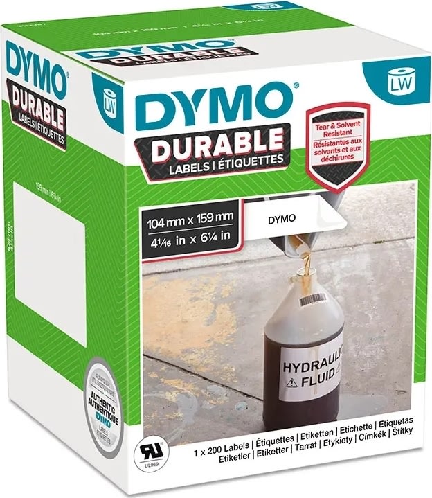 Dymo LabelWriter Durable etikett 104x159 mm