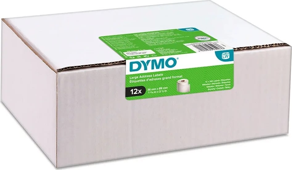 Dymo LabelWriter adressetikett 36x89 mm