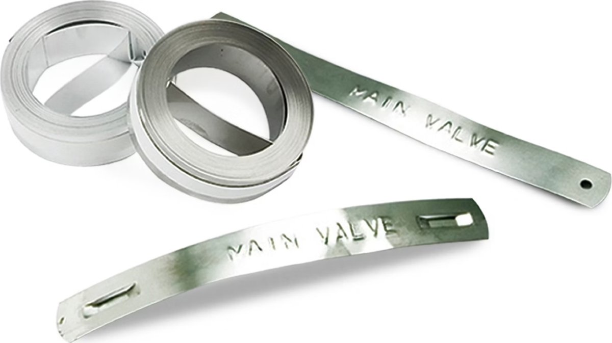 Dymo 3D rostfritt stål, präglingstape utan lim, 12