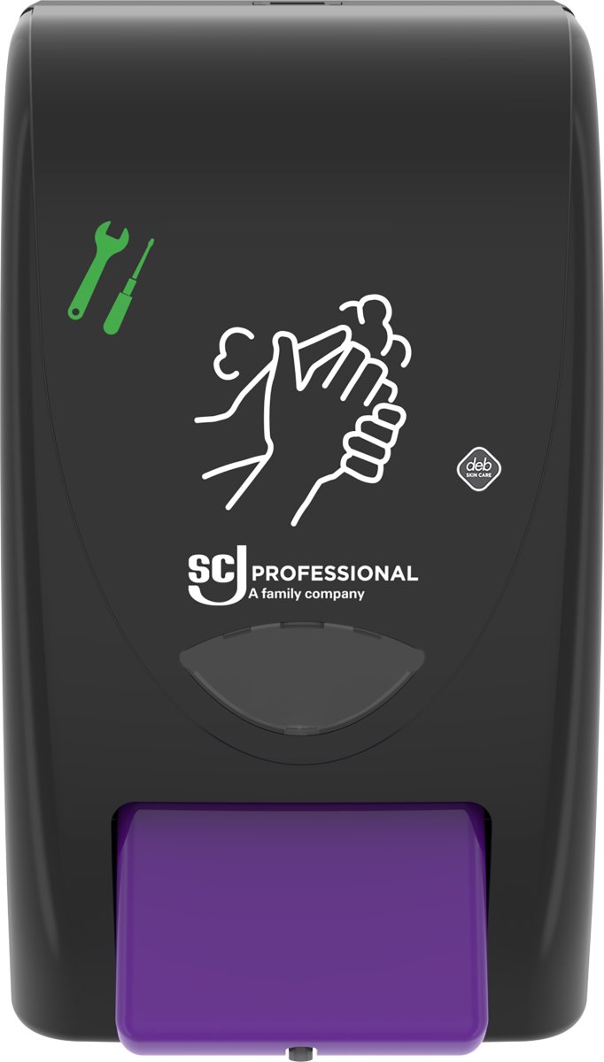 Deb Dispenser för handrengöring, manuell, lila, 2 