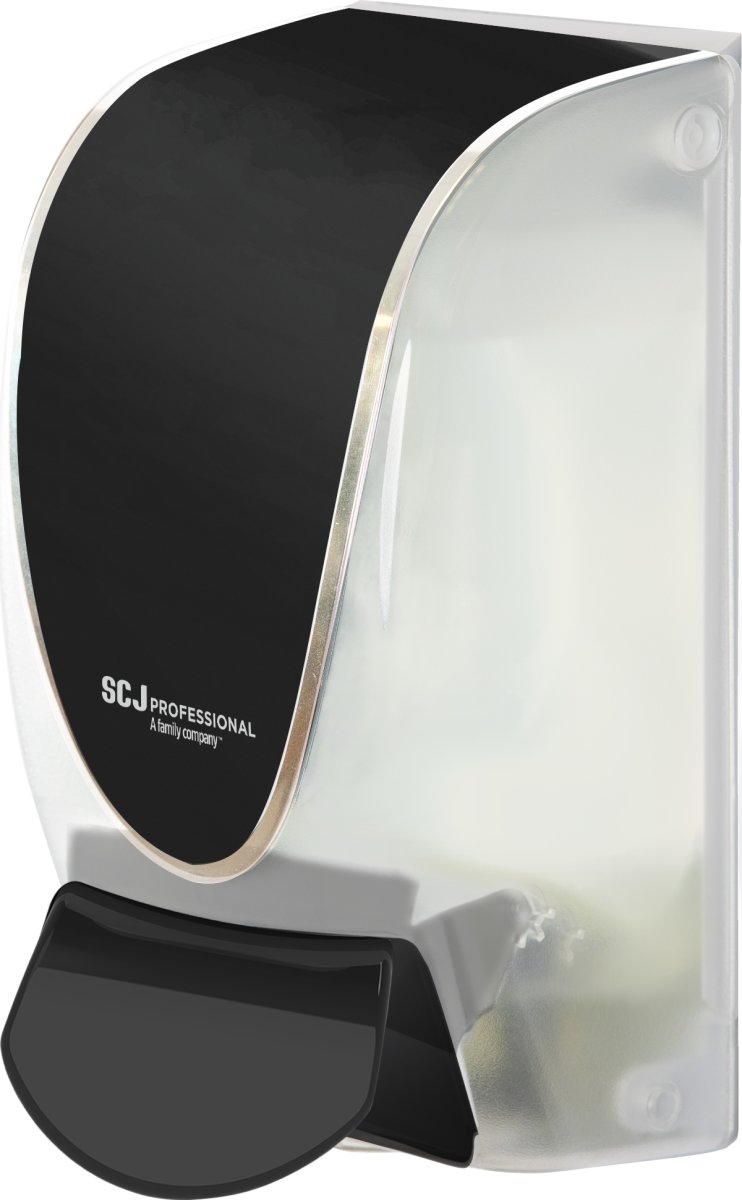 Deb Quick-View dispenser, Svart/silver, 1L