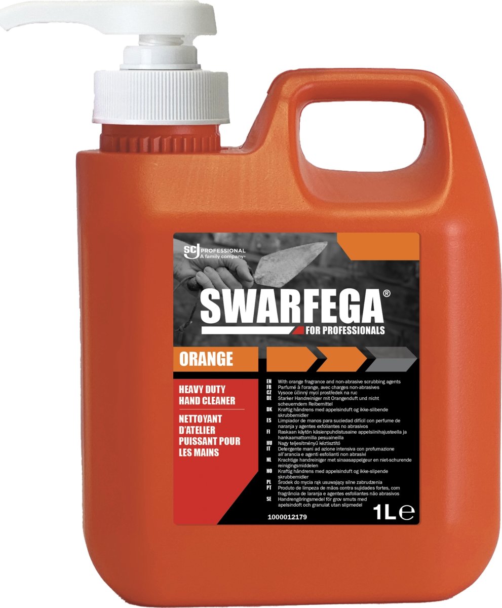 Swarfega Heavy Duty handrengöring Orange, 1L, pump