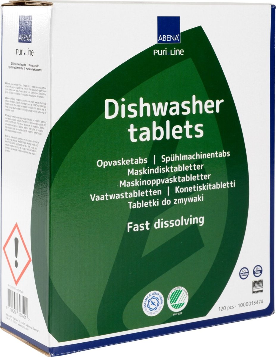 Diskmaskinstabletter | Industrimaskin | 120 st.