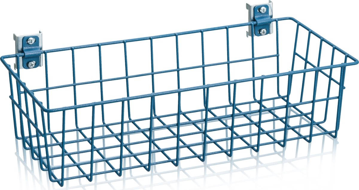 Trådback för verktygstavla, 38,5x18x10 cm, blå